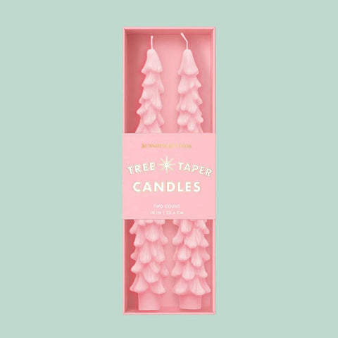 Tree Taper Candles | Pink