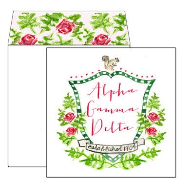 Sorority & Greek MOTIF Greeting Card