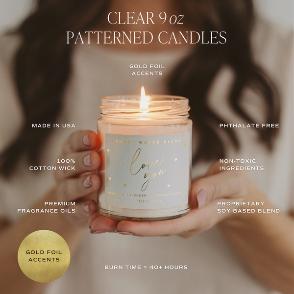 Cashmere and Vanilla 9 oz Soy Candle - Home Decor