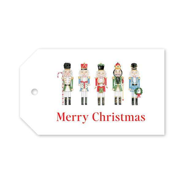 Classic Christmas Nutcrackers Gift Tags