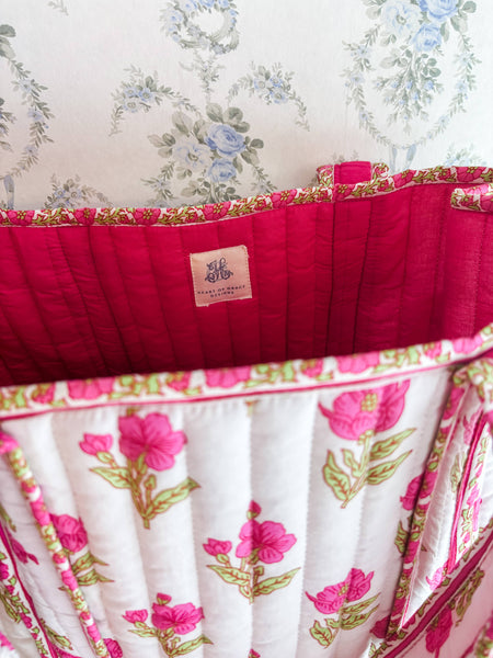 Magnolia Luxe | Regular Quilted Tote Bag