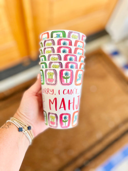 Mahjong Cups - Set of 6: Wrapped