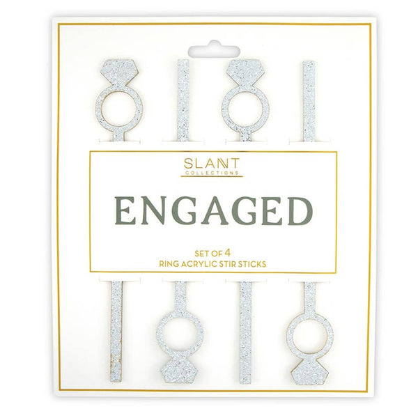 Acrylic Stir Sticks - Rings