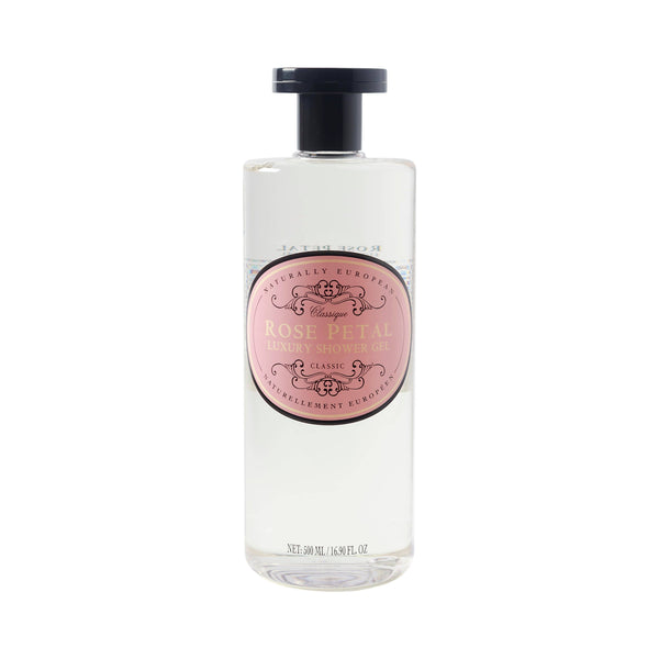 Naturally European® 500ml Luxury Shower Gel - Rose Petal