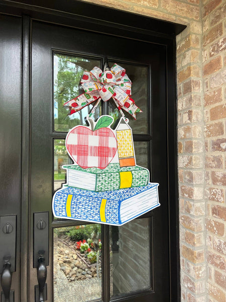 Carole Back to School Door Hanger