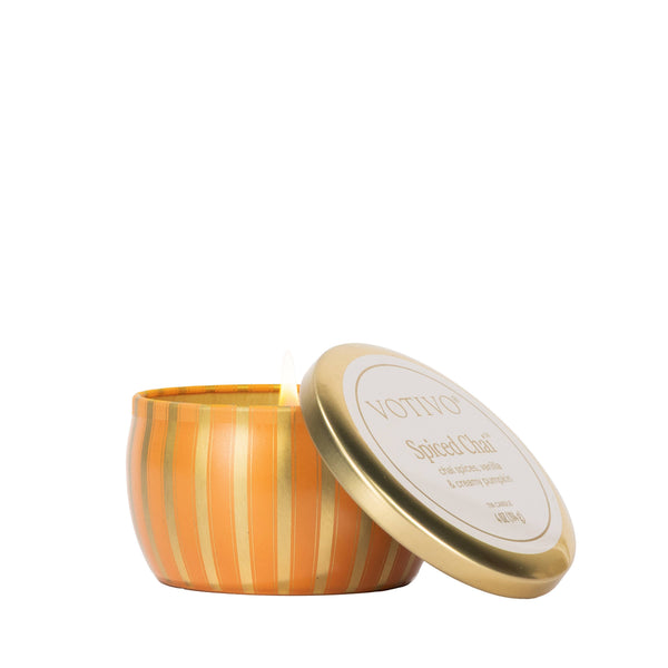 Spiced Chai Holiday Tin Candle