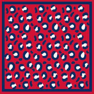 Ole Miss Bandana Gameday Scarf Leopard