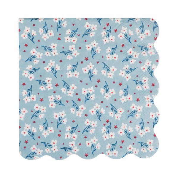 Floral Cocktail Paper Napkin Set
