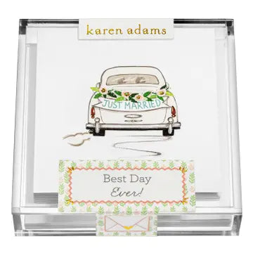 Best Day Ever Just Married Enclosure Cards