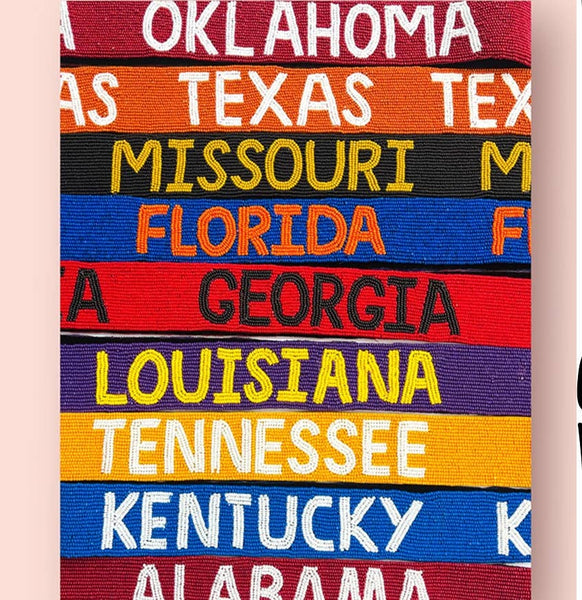 Game Day Beaded Straps : Navy tiger