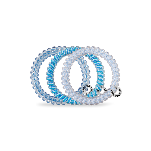 Spiral Hair Coils | Small | Summer Sky Hair Ties