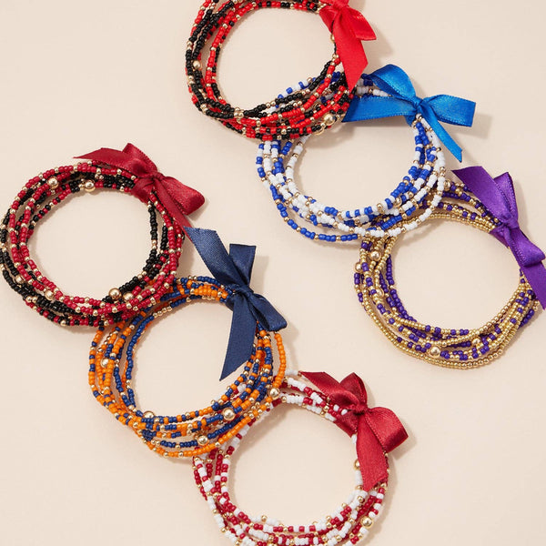 Bracelet Set: Blue/Orange