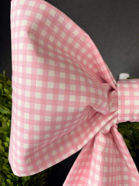 The Pink Pâtisserie Gingham Bow