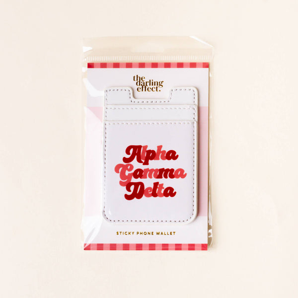 Sorority Stick-On Phone Wallet  Alpha Delta Pi