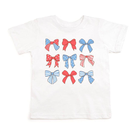 Patriotic Cutie Short Sleeve T-Shirt - White - Kids Clothes: 12-18M