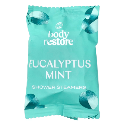 Body Restore Shower Steamers Bombs Bag or Single: 15 Pack Bag Eucalyptus Mint