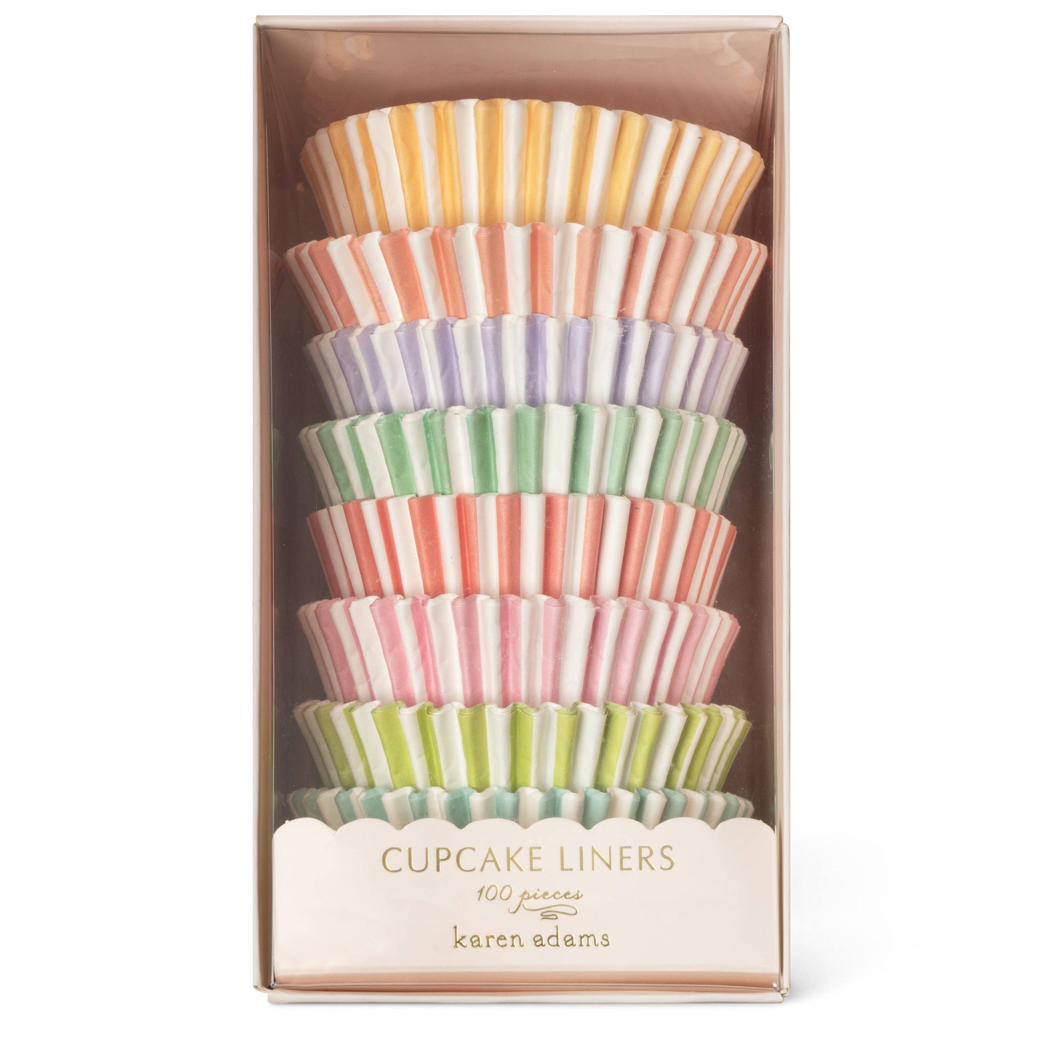 Cupcake Liners: Round Bold Stripe