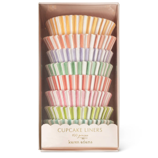 Cupcake Liners: Round Bold Stripe