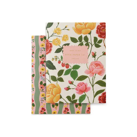 Rifle Papers Roses Pair of Two Pocket Notebooks