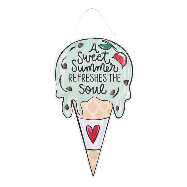 Tussie Mussie/Ice Cream Burlee Door Hanger