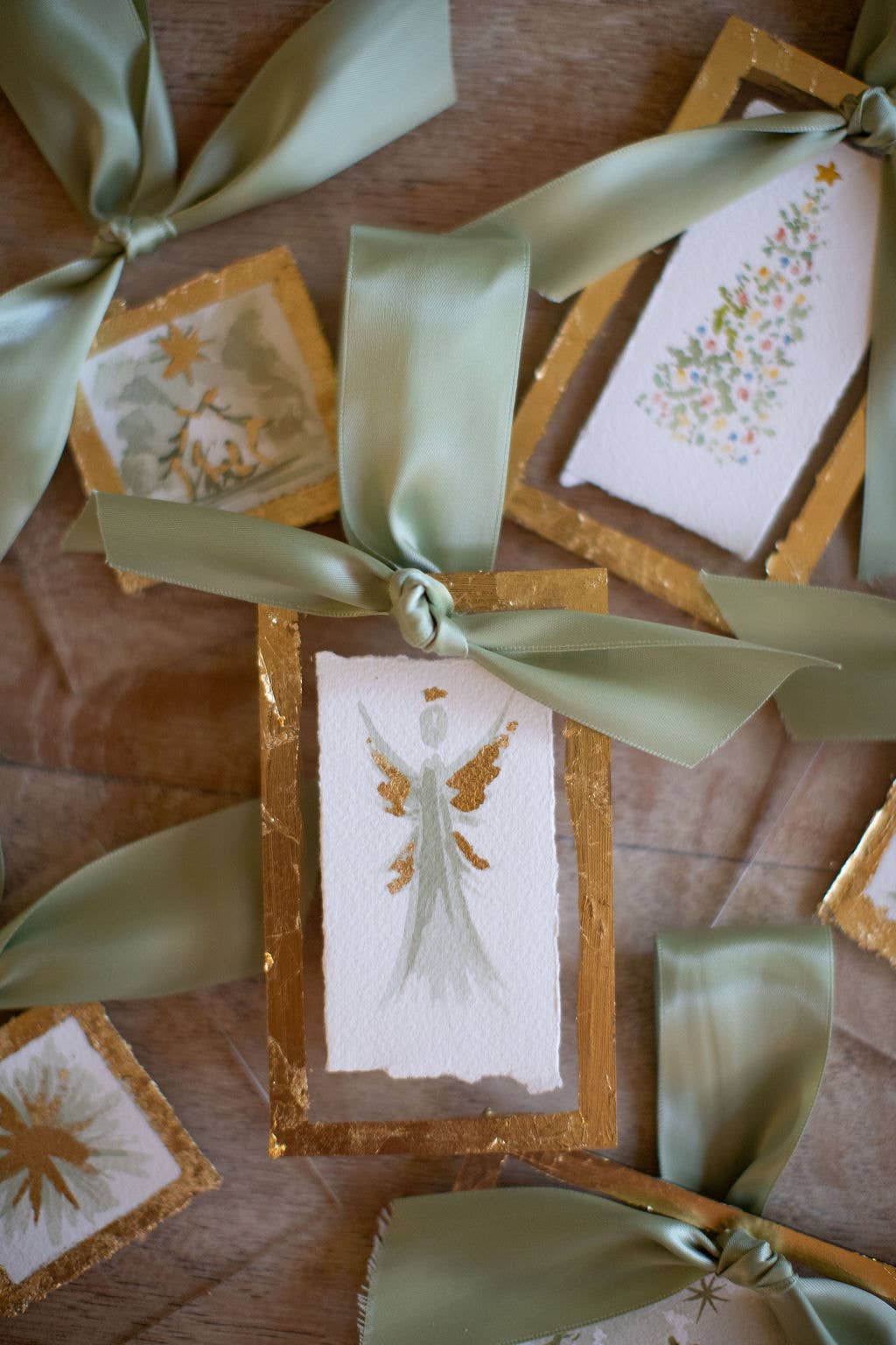 The Angel - Hand Painted Watercolor Ornament