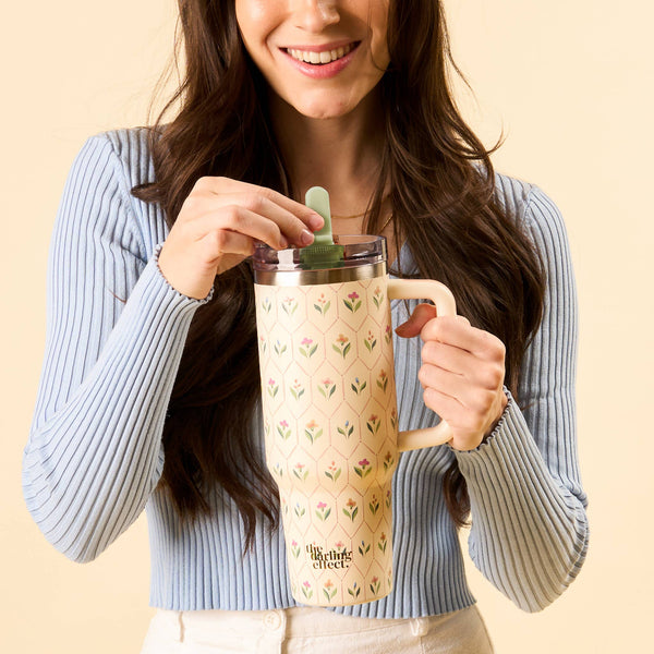 40 oz Lifestyle Flip Straw Tumbler-Handpicked For You