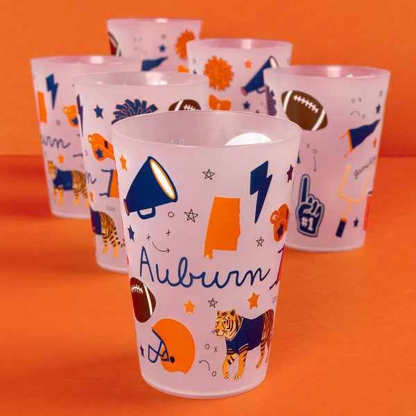 Auburn, AL Football Game Day 16oz Stadium Cups