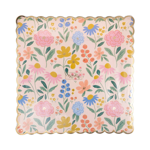 Floral Pattern Plate