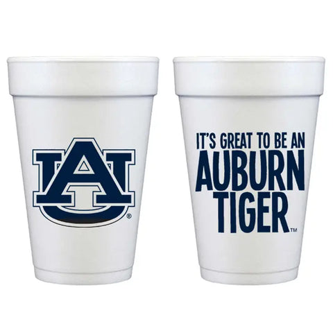 Foam Cup-Auburn University/ Great Auburn Tiger (10 Ct Bag)