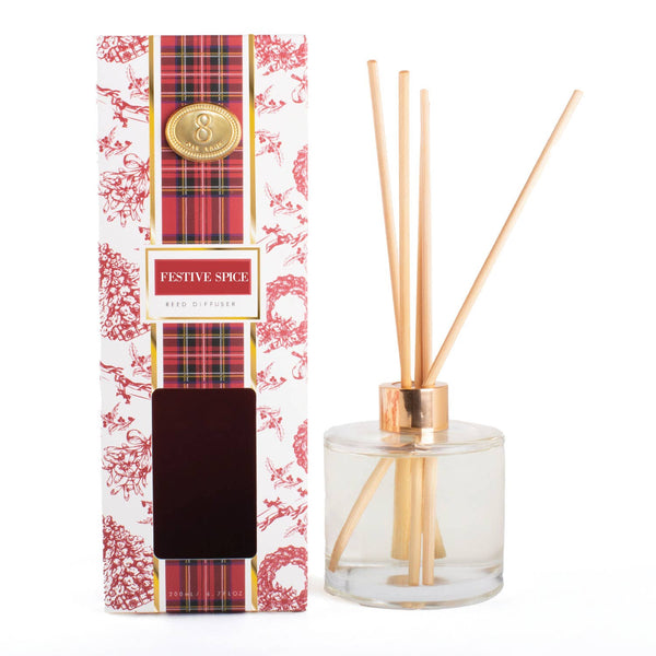 Festive Spice Holiday Reed Diffuser, 6.7oz
