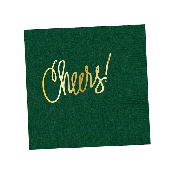 Cheers! | Napkins (18 colors): White