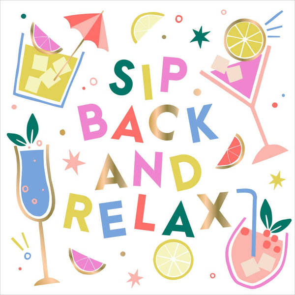 Sip Back and Relax 20ct Napkin