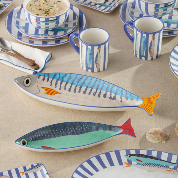 Something Fishy 3-D 2pc Fish Platter Set
