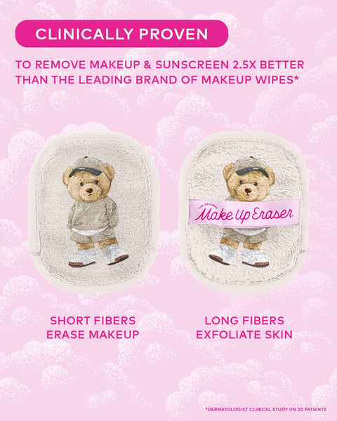 Teddy Bear 7-Day Gift Set & Plush Cosmetic Bag