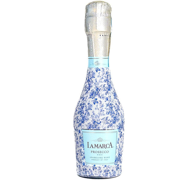 Beau Bottles Blue Floral - MINI Prosecco Collection - Set of 6 (Wraps Only)