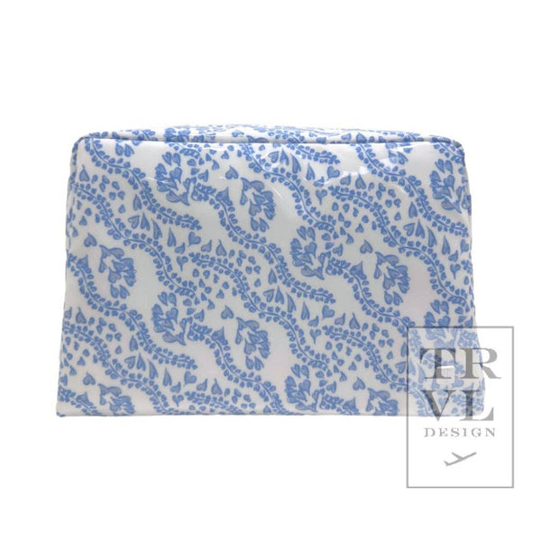 Luxe Gloss Wash Bag Large - All Heart Blue