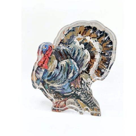 Acrylic Turkey Block Lauren Dunn