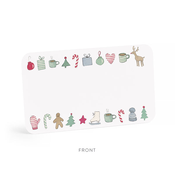 Merry Motif Little Notes® | Winter Holiday mini notes