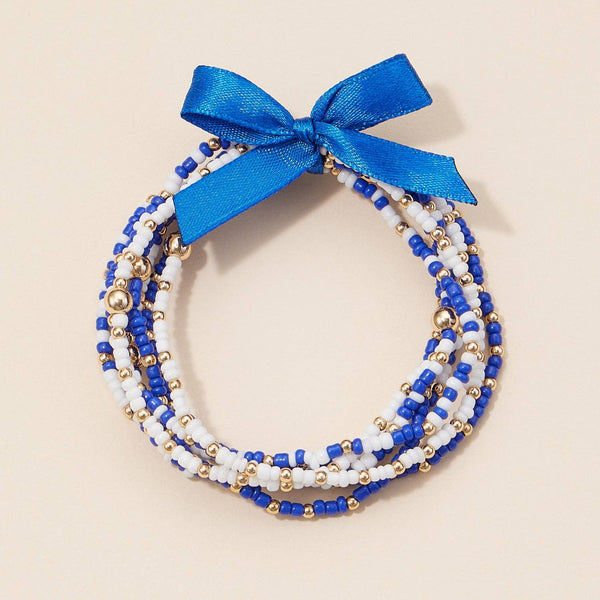 Bracelet Set: Blue/Orange