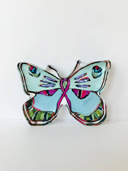 "Butterfly of Hope III" acrylic: Mini Shelfie