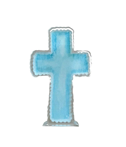 Mini Acrylic Cross Shelfies: Green