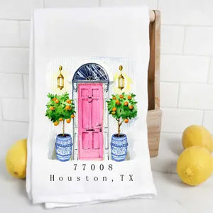 Mountain Brook Summer Door Tea Towel