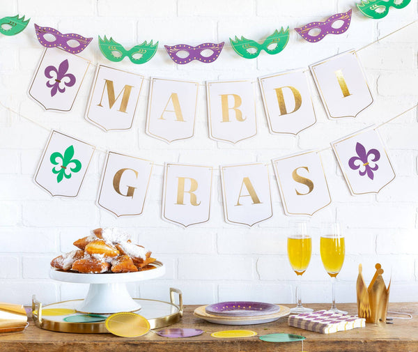 "Mardi Gras" Banner