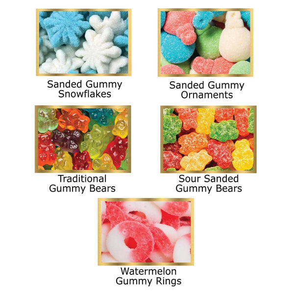 Christmas/Holiday Candy Regular Treat Bags Asst #1