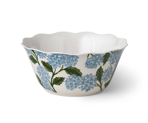 Rifle Paper Co. Hydrangea Melamine Serving Bowl - Thumbnail 2