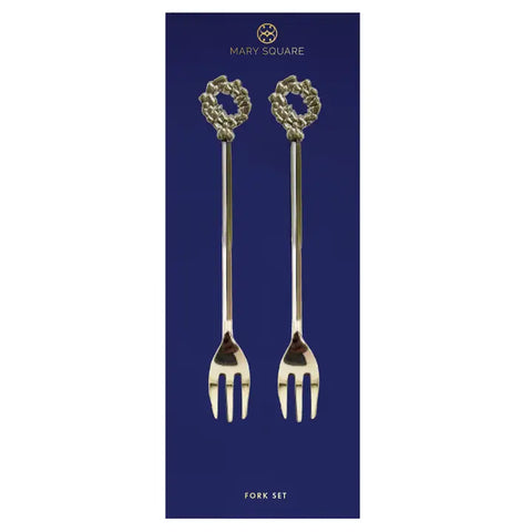 Wreath Appetizer Fork Set