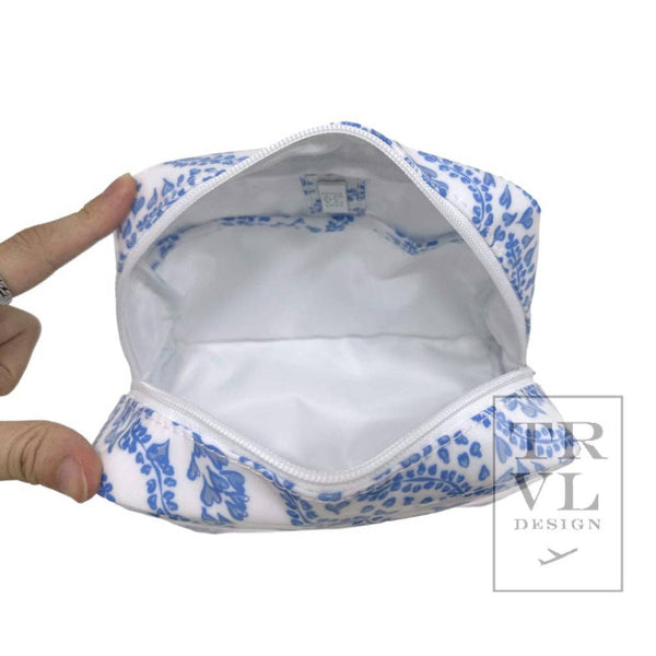 Luxe Gloss Wash Bag Med - All Heart Blue *New!