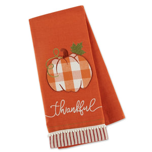 Thankful Pumpkin Tea Towel