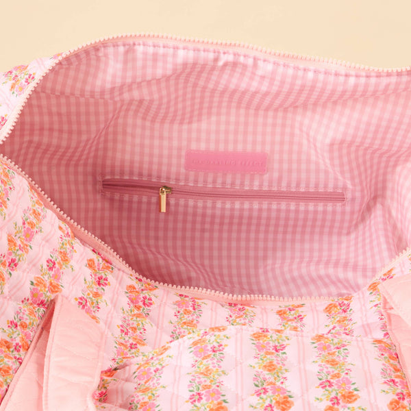 On-the-Go Quilted Weekender Bag-Petal Parade Pink