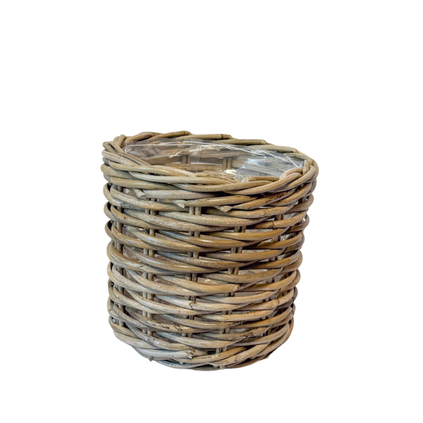 Rattan Planter Basket: Large - 10½" H